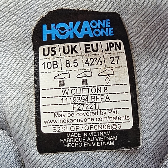 Hoka One One Clifton 8 Women's 10B - Picture 11 of 11